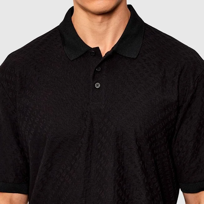 Polo Armani Exchange Negro Hombre