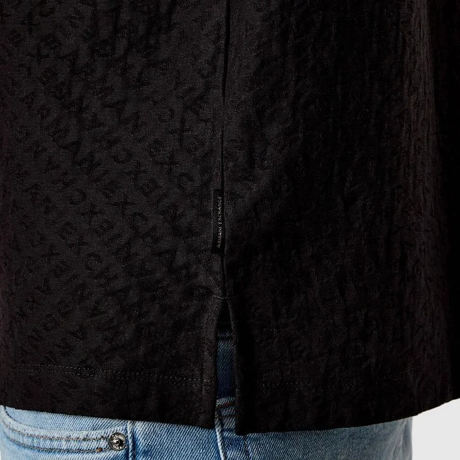 Polo Armani Exchange Negro Hombre