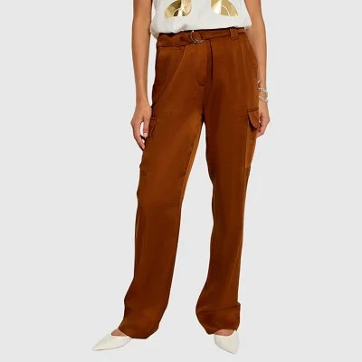 Pantalón Morgan Marrón Mujer
