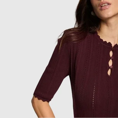 Camisa Morgan Morada Mujer 2
