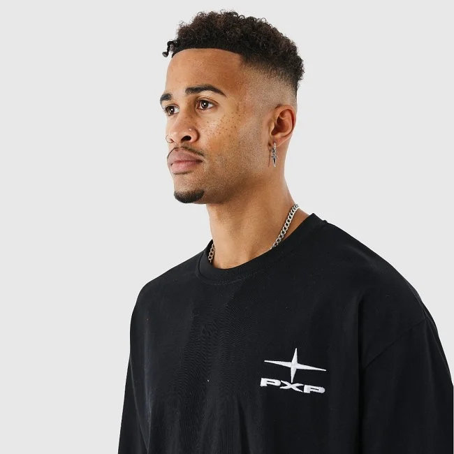 Camiseta Project x Paris Negra Hombre