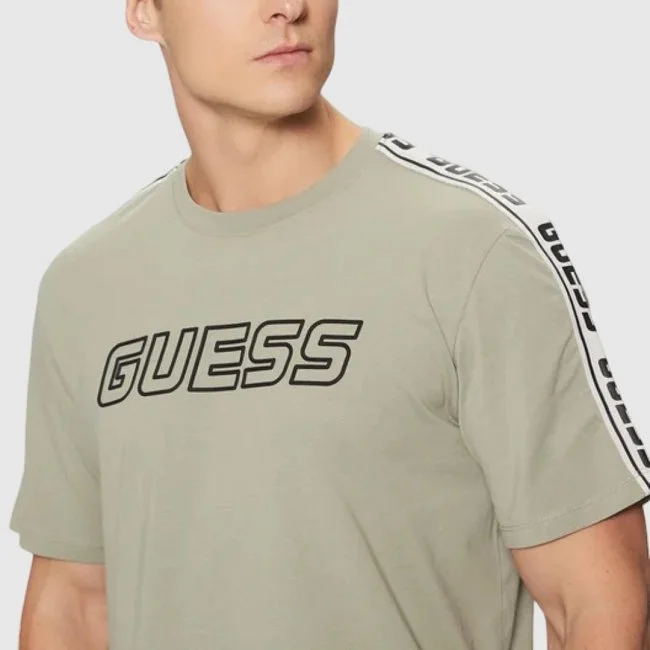 Camiseta Guess Verde Hombre