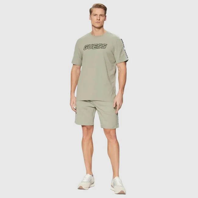Camiseta Guess Verde Hombre
