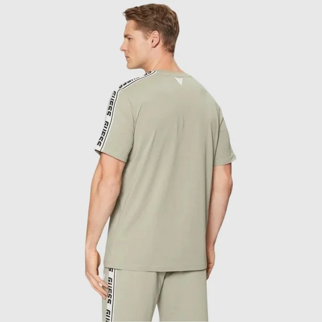 Camiseta Guess Verde Hombre