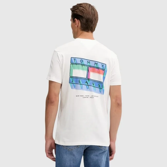 Camiseta Tommy Hilfiger Blanca Hombre