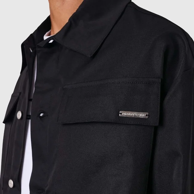 Camisa Project x Paris Negra Hombre