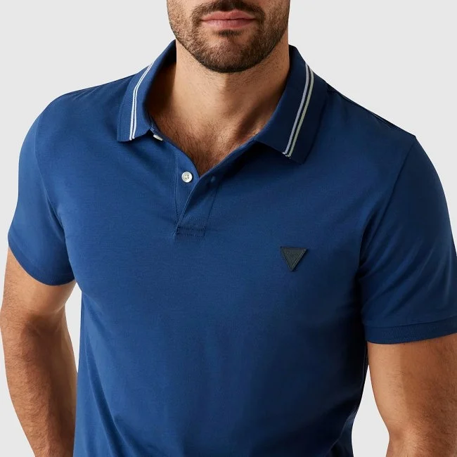 Polo Guess Azul Marino Hombre