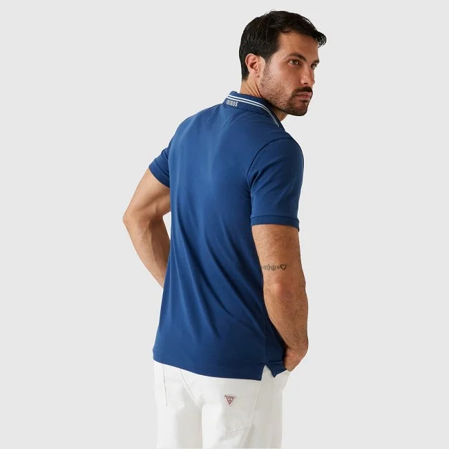 Polo Guess Azul Marino Hombre