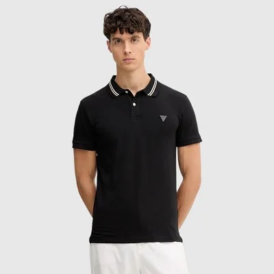 Polo Guess Negro Hombre