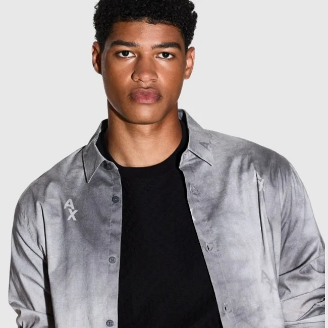 Camiseta Armani Exchange Negra Hombre