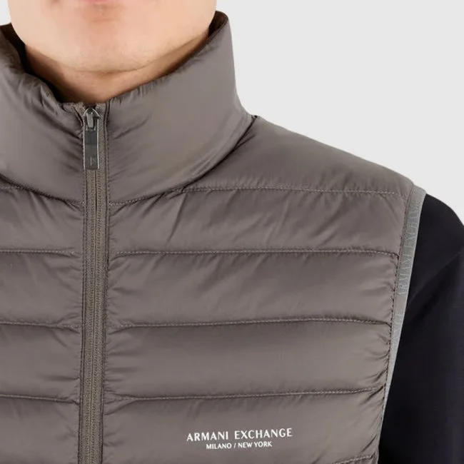 Chaleco Armani Exchange Gris Hombre