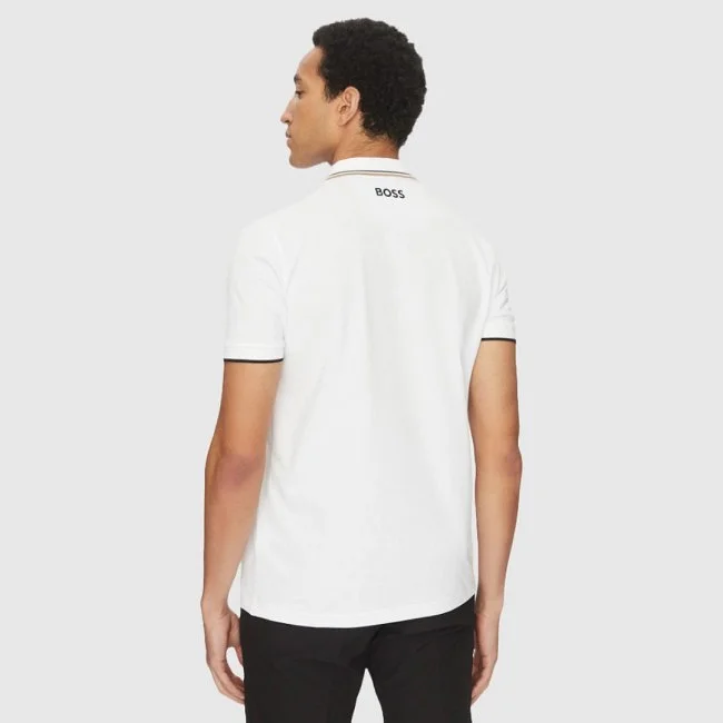 Polo Boss Blanco Hombre