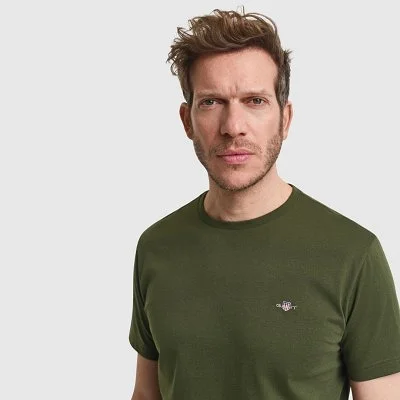 Camiseta GANT Verde Hombre 2