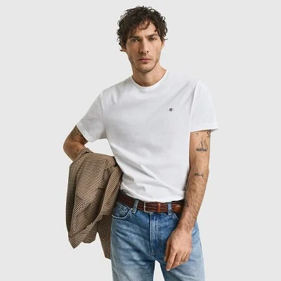 Camiseta GANT Blanca Hombre