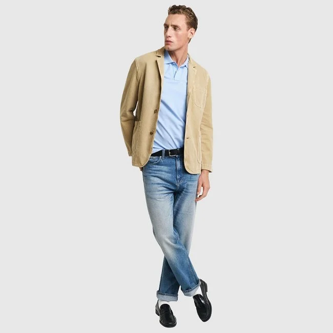 Polo GANT Azul Hombre Polo GANT Azul Hombre
