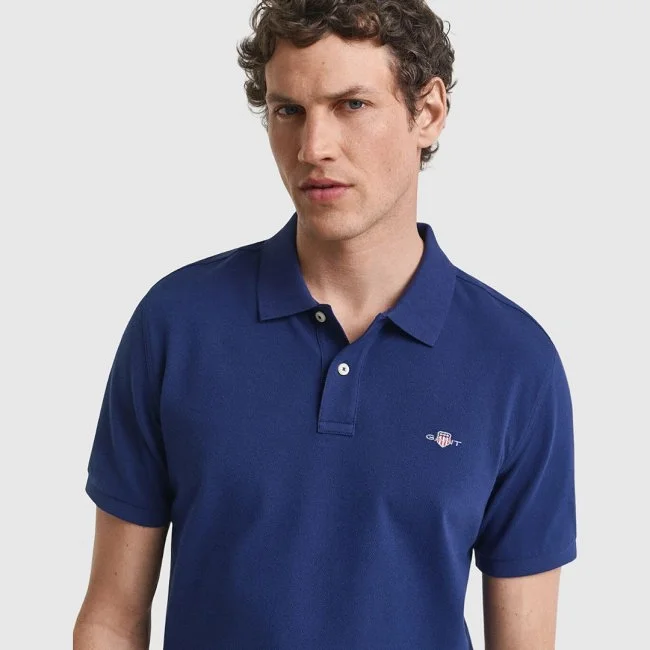 Polo GANT Azul Marino Hombre