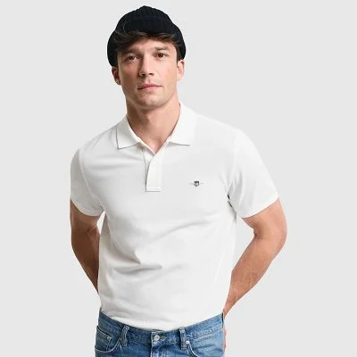 Polo GANT Blanco Hombre