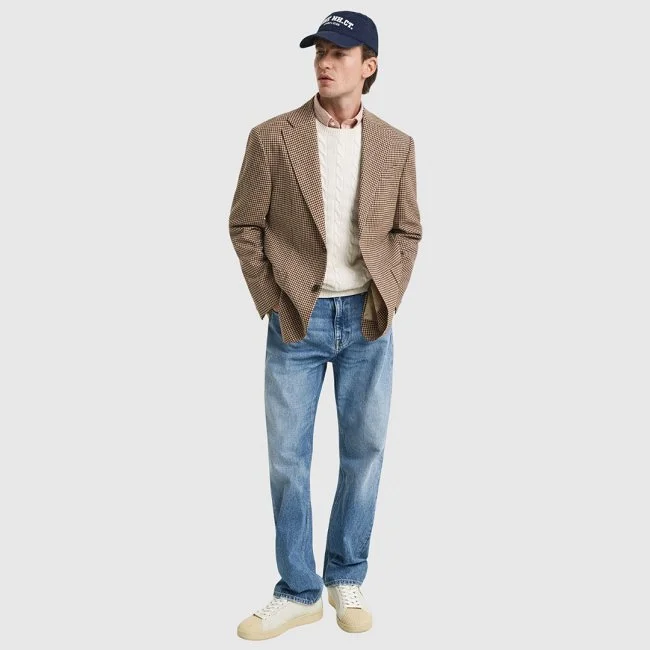 Jersey GANT Beige Hombre Jersey GANT Beige Hombre