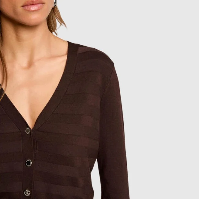 Jersey Morgan Marrón Mujer