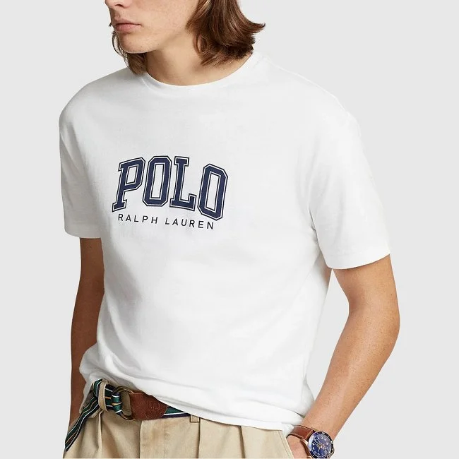 Camiseta Ralph Lauren Blanca Hombre