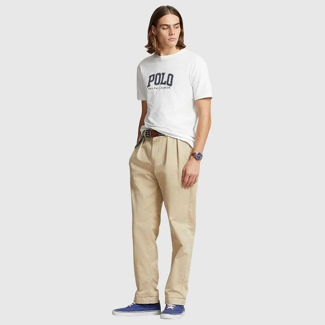 Camiseta Ralph Lauren Blanca Hombre