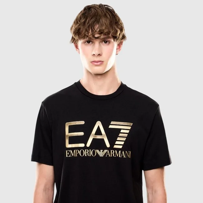 Camiseta Armani Negra Hombre