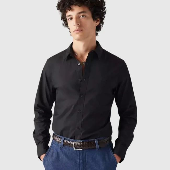 Camisa Levi's Negra Hombre