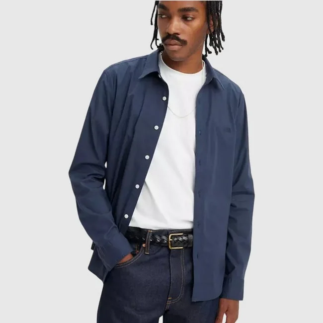 Camisa Levi's Azul Marino Hombre
