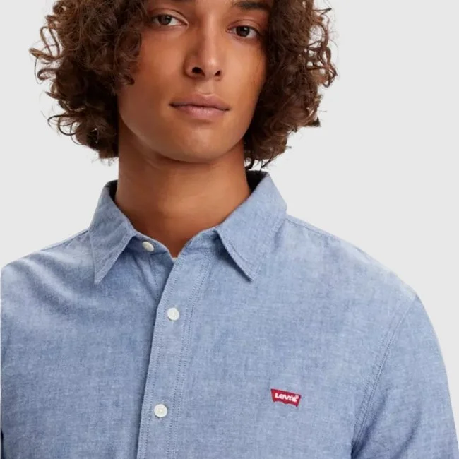 Camisa Levi's Azul Hombre