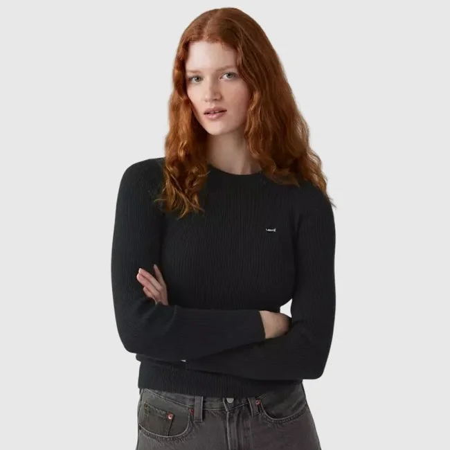 Jersey Levi's Negro Mujer