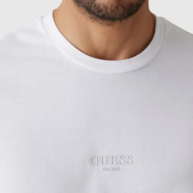 Camiseta Guess Blanca Hombre
