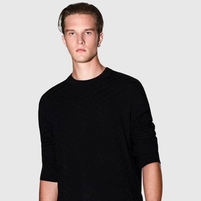 Sudadera Armani Exchange Negra Hombre