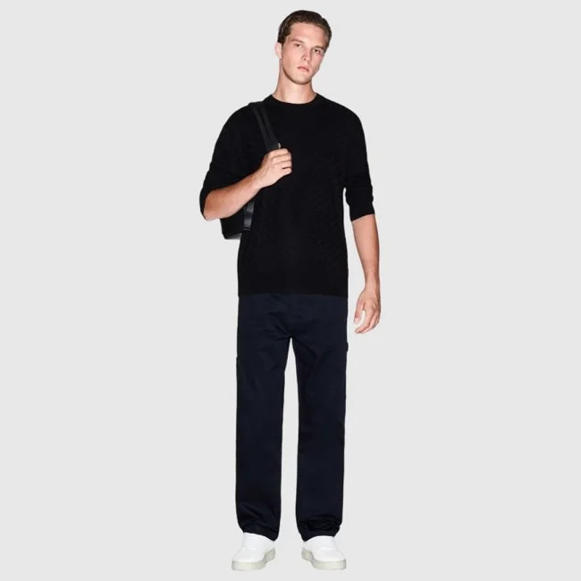 Sudadera Armani Exchange Negra Hombre