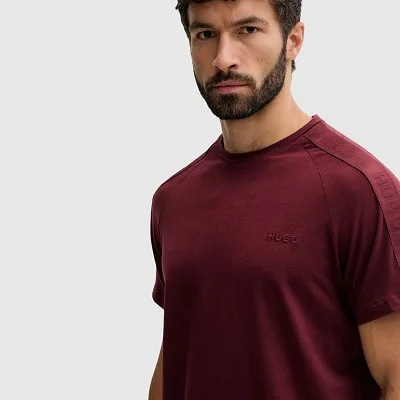 Camiseta Hugo Burdeos Hombre 2