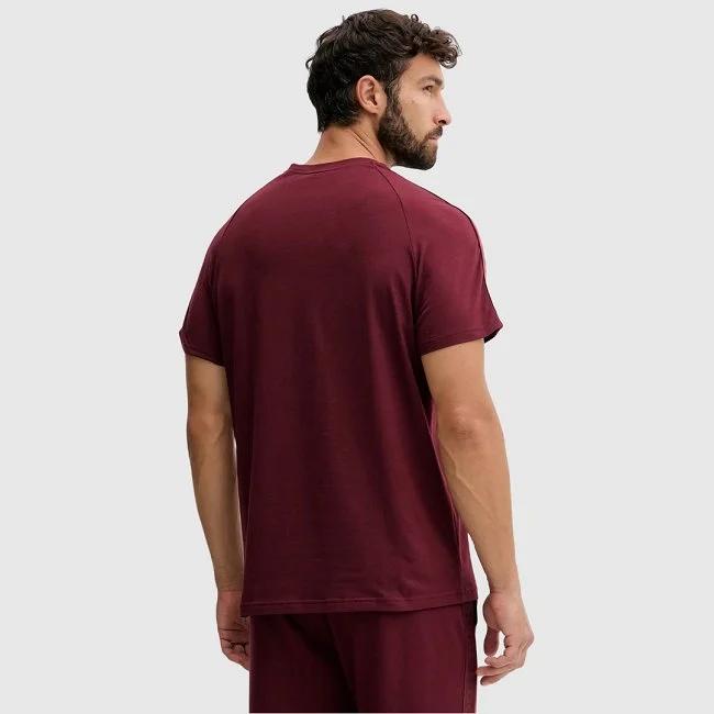 Camiseta Hugo Burdeos Hombre