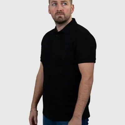 Polo Boss Negro Hombre 2