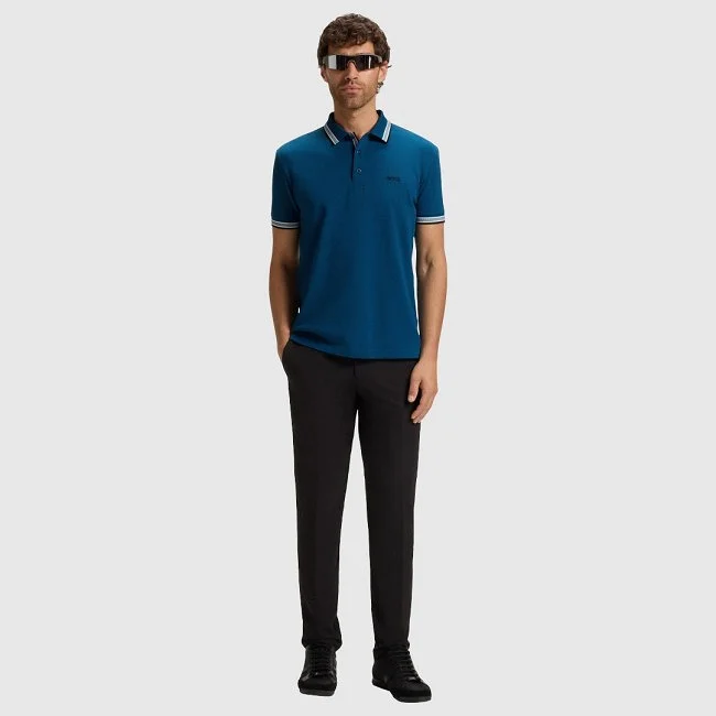 Polo Boss Azul Marino Hombre