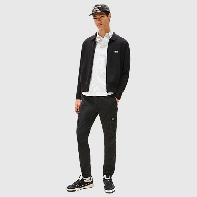 Pantalón Tommy Hilfiger Negro Hombre