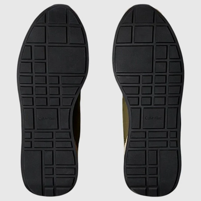 Zapatillas Calvin Klein Kaki y Beige...