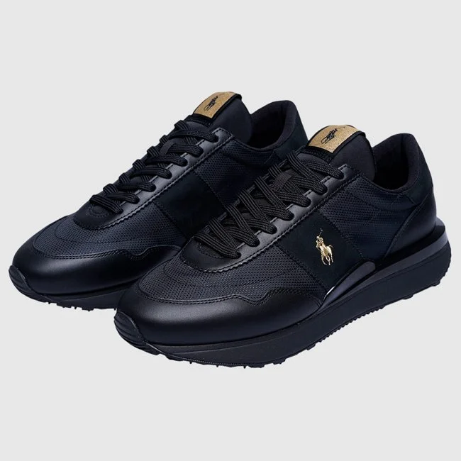 Zapatillas Ralph Lauren Negras Hombre