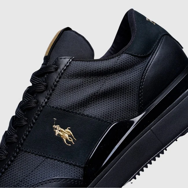 Zapatillas Ralph Lauren Negras Hombre