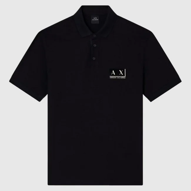 Polo Armani Exchange Negro Hombre
