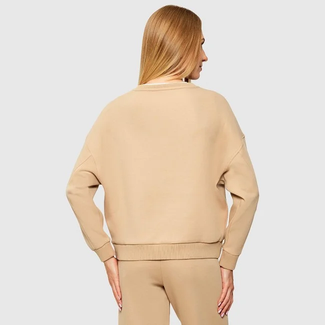 Sudadera Armani Exchange Beige Mujer