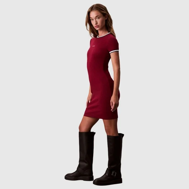 Vestido Calvin Klein Burdeos Mujer
