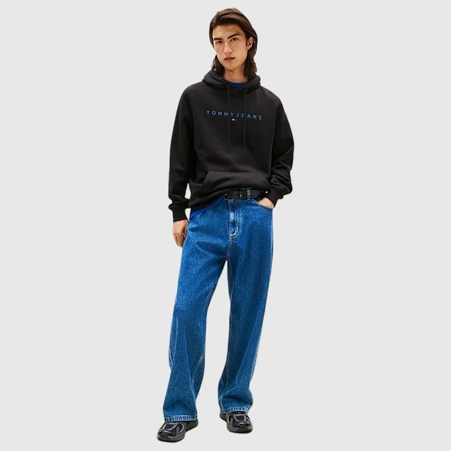 Sudadera Tommy Hilfiger Negra Hombre Sudadera Tommy Hilfiger Negra Hombre