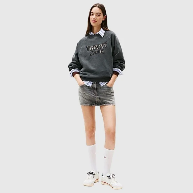 Sudadera Tommy Hilfiger Negra Mujer Sudadera Tommy Hilfiger Negra Mujer