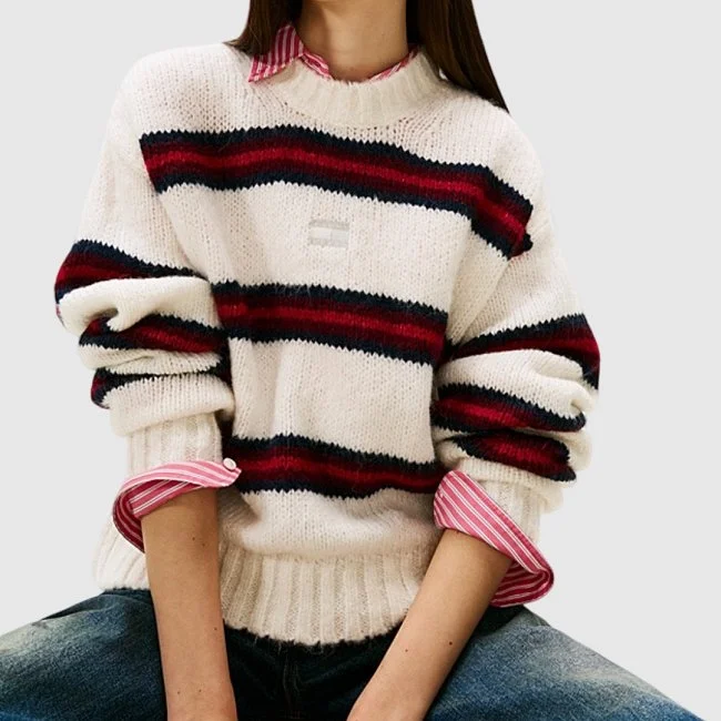 Jersey Tommy Hilfiger Rayas Mujer Jersey Tommy Hilfiger Rayas Mujer