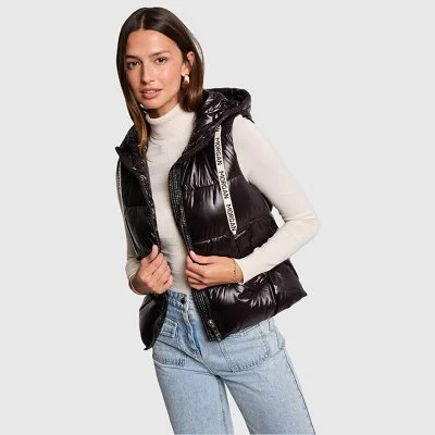 Chaleco Morgan Negro Mujer