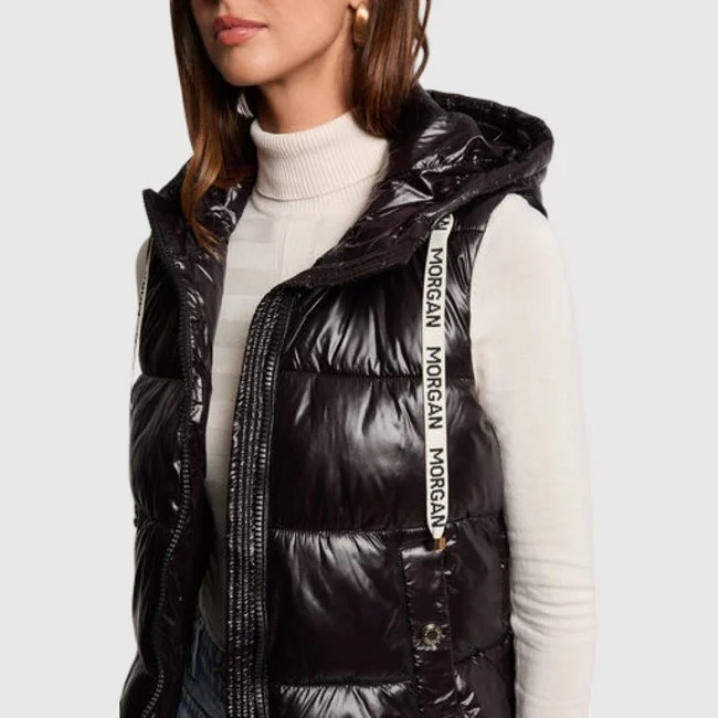 Chaleco Morgan Negro Mujer