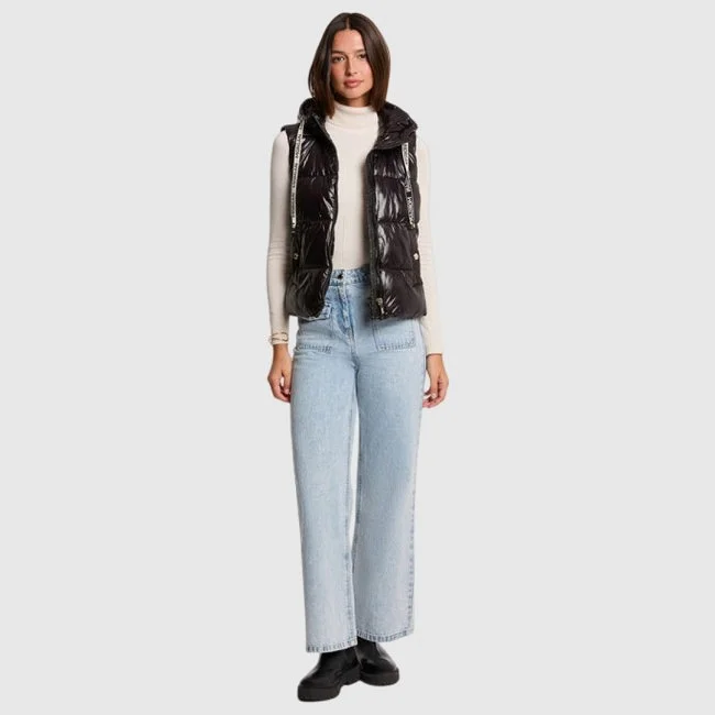 Chaleco Morgan Negro Mujer